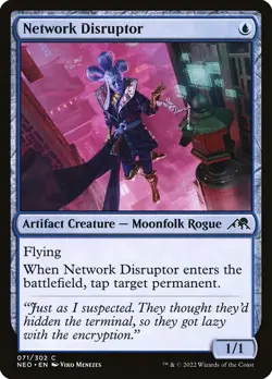 MTG Magic NEO Kamigawa Neon Dynasty - 1x EN NM 071 C Network Disruptor - Image 1