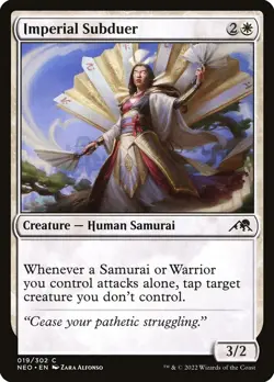 MTG Magic NEO Kamigawa Neon Dynasty - 1x EN NM 019 C Imperial Subduer - Image 1