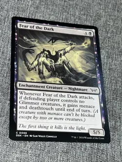 MTG Duskmourn: House of Horror Fear of the Dark 0098 NM - Image 1