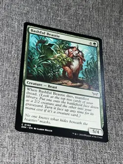 Bashful Beastie - Duskmourn: House of Horror #0169 MTG Magic The Gathering NM - Image 1
