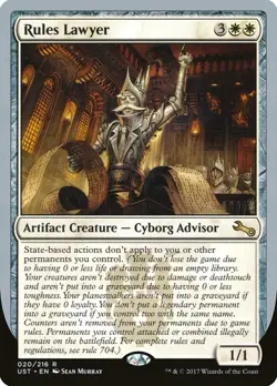 Magic: The Gathering Rules Lawyer Unstable 020/216 - Image 1