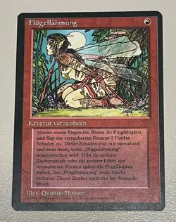 2x rote Karten MTG - deutsch limitiert FBB ©1994 NM/EX Common zB Earthbind - Image 2