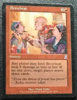 Browbeat Timeshifted Magic The Gathering MTG Moderately Played - Image 1