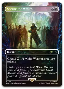 Secure the Wastes (Rainbow Foil) #1748 (NM) Secret Lair Drop SLD Magic MTG - Image 1