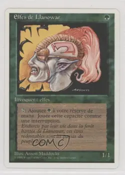 Llanowar Elves French Magic: 4th Edition 1995 - Image 1