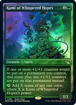 1x NM FOIL PROMO Kami of Whispered Hopes, Commander MTG *NM Promo FOIL* - Image 1