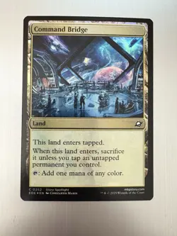 Command Bridge - 252 - MTG: Edge of Eternities - Common - FOIL - Image 1