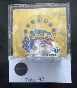 Pokemon Display 36 Booster set de Base 1 ere edition scelle neuf francais 1999 - Image 2