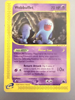 Wobbuffet 45/144 Pokemon Skyridge 2003 WOTC e‑Reader Uncommon Never Played - Image 1