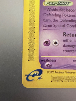 Wobbuffet 45/144 Pokemon Skyridge 2003 WOTC e‑Reader Uncommon Never Played - Image 4