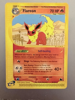 Flareon 8/144 Pokemon Skyridge 2003 WOTC e‑Reader Never Played NM-MT - Image 1
