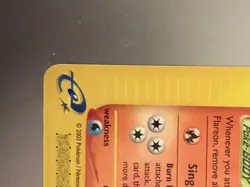 Flareon 8/144 Pokemon Skyridge 2003 WOTC e‑Reader Never Played NM-MT - Image 4