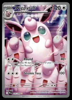 NM ME02: Phantasmal Flames Wigglytuff Illustration Rare 105/094 Pokemon TCG - Image 1