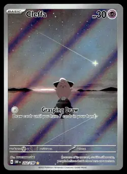 NM SV03: Obsidian Flames Cleffa Illustration Rare 202/197 Pokemon TCG - Image 1