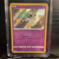 2021 Pokemon Sword & Shield Shining Fates Galarian Ponyta Shiny CGC 8.5 NM/Mint - Image 2