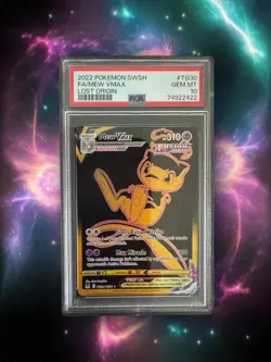 2022 Pokemon Lost Origin Mew VMAX TG30 Trainer Gallery PSA 10 GEM MINT - Image 1