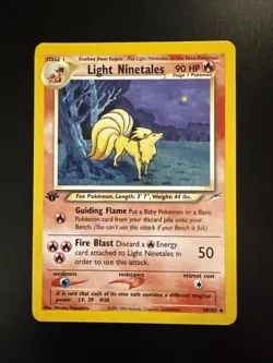 Light Ninetales 50/105 Neo Destiny Regular Pokemon - Image 1