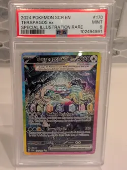 Pokemon Stellar Crown Terapagos EX Special Illustration Rare - Image 1