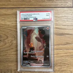ENGLISH PSA 9 Bulbasaur Charmander Squirtle SET 166 168 170 AR 2023 pokemon 151 - Image 3