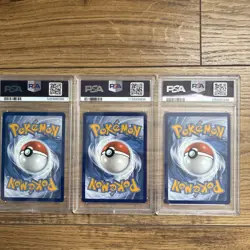 ENGLISH PSA 9 Bulbasaur Charmander Squirtle SET 166 168 170 AR 2023 pokemon 151 - Image 5