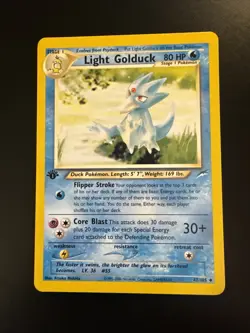 Light Golduck 47/105 Neo Destiny 1st Edition Pokemon - Image 1
