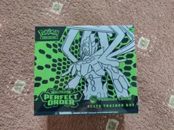 Pokemon Mega Evolution Perfect Order Pokemon Center ETB - NEW Minor Tear in SEAL - Image 1