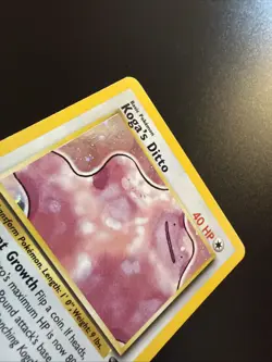 Koga's Ditto Holo Rare Unlimited 10/132 Gym Challenge Pokemon - Image 4