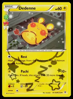 Dedenne - Holo RC10/RC32 Uncommon Pokemon Generations: Radiant Collection NM - Image 1