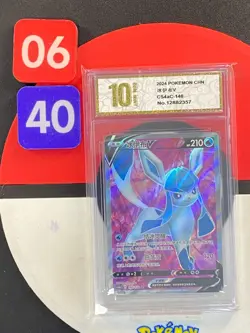Pokemon Chinese Sword&Shield Eevee Peng CS4aC-140 SR Grade10 - Image 1