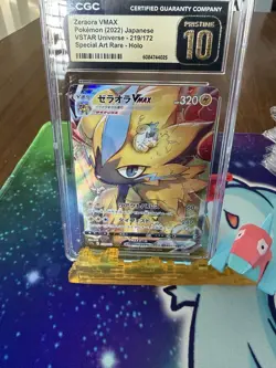 Pokemon TCG Zeraora SAR VMAX Vstar Universe CGC Pristine Pristine 10 Japanese - Image 2
