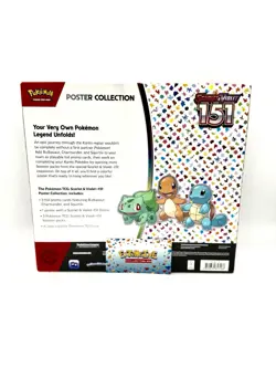Pokemon TCG Scarlet & Violet 151 Poster Collection Box New Sealed - Image 2