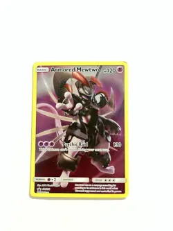 Pokemon Armored Mewtwo SM228 SM Promo Holo English 120HP Psychic Raid 130 - Image 1