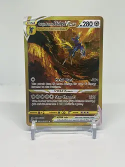 Pokemon TCG Crown Zenith Origin Form Dialga V Star gold GG68/GG70 - Crease NM - Image 1