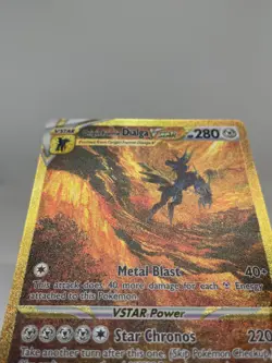 Pokemon TCG Crown Zenith Origin Form Dialga V Star gold GG68/GG70 - Crease NM - Image 3