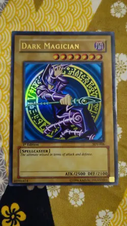 Yu-Gi-Oh! Dark Magician 1st Edition Asian English Ultra Rare SDY-006 - Image 1