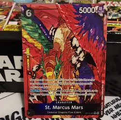Bandai St. Marcus Mars OP13-091 Special Foil Carrying on His Will One Piece CCG… - Image 1