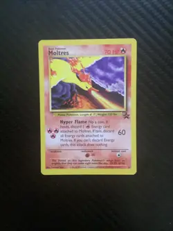 Pokemon TCG Moltres Black Star Promo 21 WOTC 2000 Vintage Pokemon Near Mint NM - Image 1