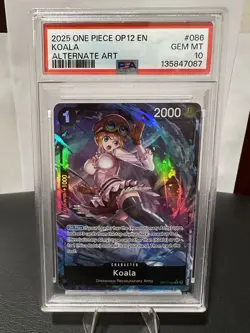 2025 One Piece Op12-086 Legacy Of The Master Koala Alternate Art PSA 10 #086 Eng - Image 1