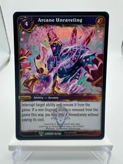 World of Warcraft TCG Foil Promo War of the Ancients Arcane Unraveling - Image 1