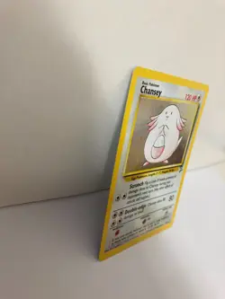 Chansey 3/130 Base Set 2 Holo Rare Pokemon Card WOTC 2000 LP - Image 4