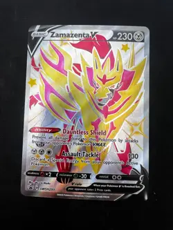 Zamazenta V (Shiny) Holo SWSH: Sword & Shield Promo Cards SWSH293 NM Pokemon TCG - Image 1