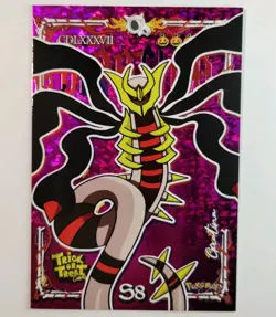 Pokemon Giratina Trick or Treat Cards Prisma Foil Card S8 2025 English Holo Pink - Image 1