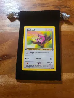 1999 Jigglypuff Pokemon Card #54/64 Jungle 1st Edition Vintage - Image 3