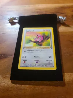 1999 Jigglypuff Pokemon Card #54/64 Jungle 1st Edition Vintage - Image 4