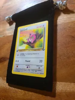 1999 Jigglypuff Pokemon Card #54/64 Jungle 1st Edition Vintage - Image 5
