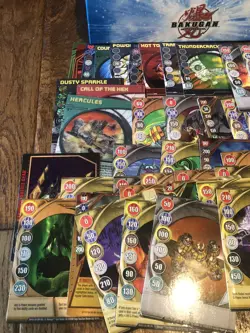 Bakugan Battle Brawlers Trading Cards Over 30 Magnetic - Over 60 Total + Case - Image 2