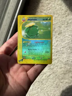 Pokemon Skiploom 60/147 Aquapolis Reverse Holo Rare 2002 Stage 1 60HP TCG Card - Image 1