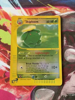 Pokemon Skiploom 60/147 Aquapolis Reverse Holo Rare 2002 Stage 1 60HP TCG Card - Image 2
