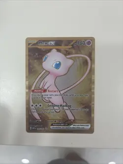 Pokemon TCG Mew EX Metal Gold NM 205/165 Scarlet & Violet 151 Promo Card - Image 1