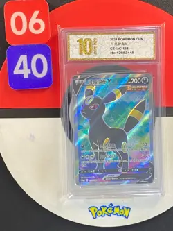 Umbreon V SR CS4aC-151/132 Pokemon Card Chinese Grade10 - Image 1
